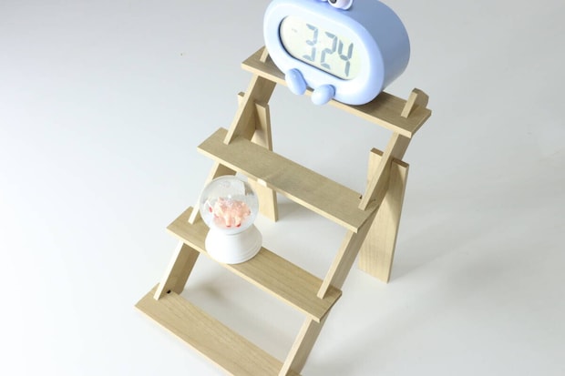 セリア ディスプレイスタンド 4段タイプ 完成 使用例 セリア ディスプレイスタンド 4段タイプ 完成 使用例