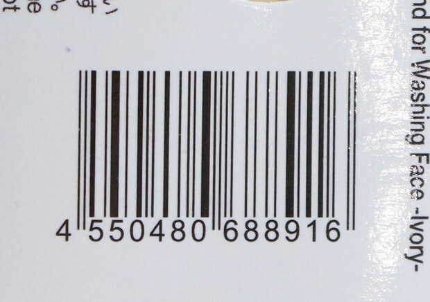 洗顔用リストバンド（アイボリー）　JANコード