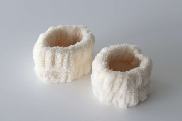 洗顔用リストバンド（アイボリー）