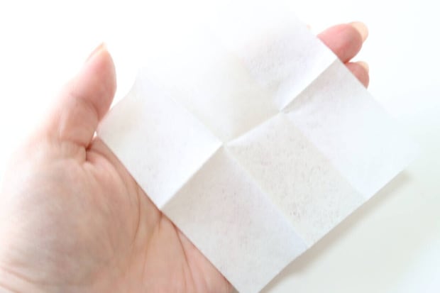 メガネクリーナー（くもり止め付）　サイズ感