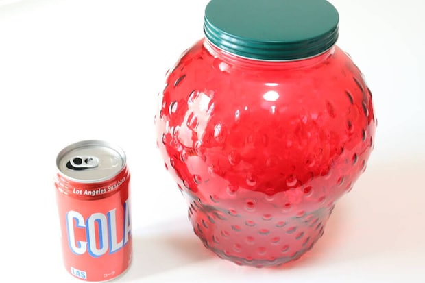 ダイソー いちご保存瓶 ダイソー いちご保存瓶 大きさ