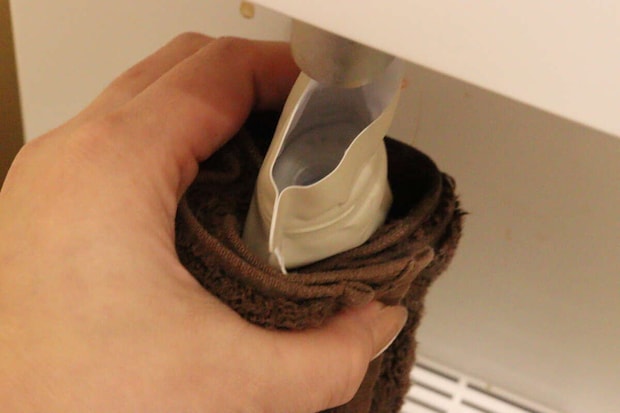 セリア ソフト湯たんぽ スリム セリアのソフト湯たんぽ スリムの使い方