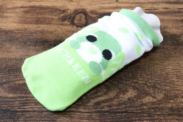 セリア お茶犬 ペットボトルカバー セリアのお茶犬 ペットボトルカバーはソフト湯たんぽスリムにぴったりサイズ