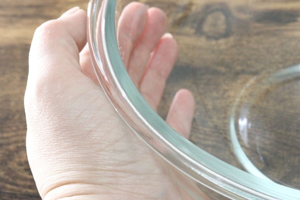 耐熱ガラスボウル(23.6cm、2.4L) サイズ感 耐熱ガラスボウル(23.6cm、2.4L) サイズ感