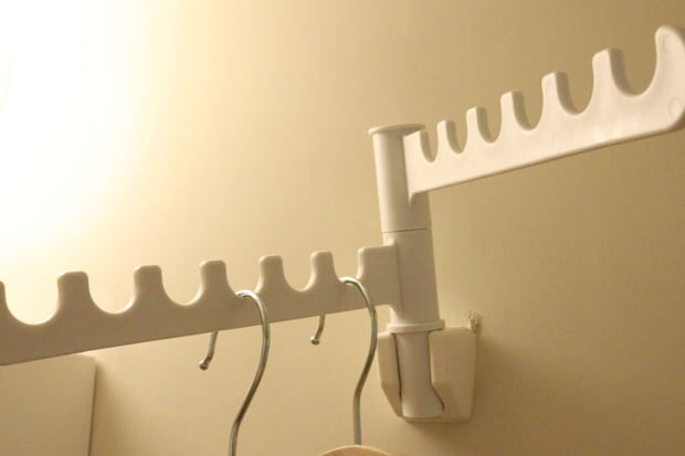 ダイソー シャワーフック用物干しハンガー(ツイン) 使用例 ハンガー ダイソー シャワーフック用物干しハンガー(ツイン) 使用例 ハンガー