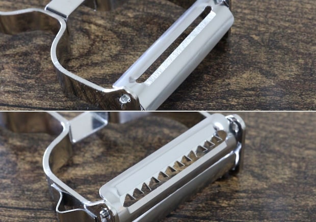 ダイソー オールステンレスピーラー 2way ダイソー オールステンレスピーラー 2way 皮むき 千切り