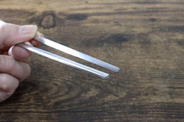 シンプルステンレススプーン&お箸セット 先端 シンプルステンレススプーン&お箸セット 先端