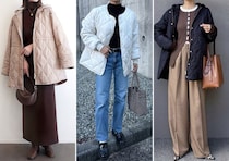 大人の「キルティングアウター」はきれいめ上品がポイント♡おしゃれさんのお手本コーデ術