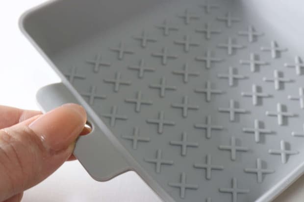 シリコーンオーブントレー　持ち手