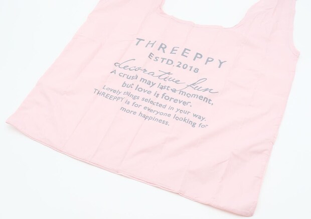 スリーピーチャーム付エコバッグデザイン