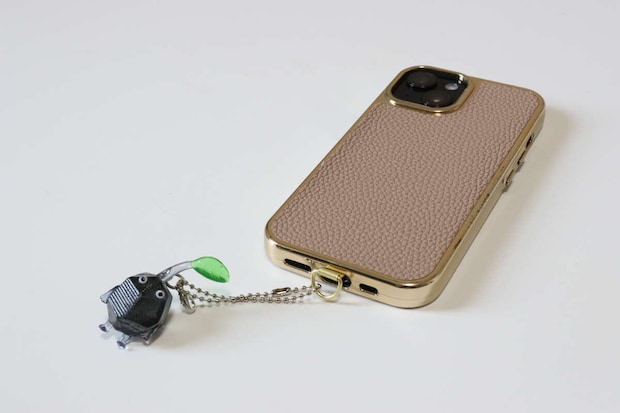 ストラップホールシート2P　ステンレス　ワイド　ゴールド　使用例