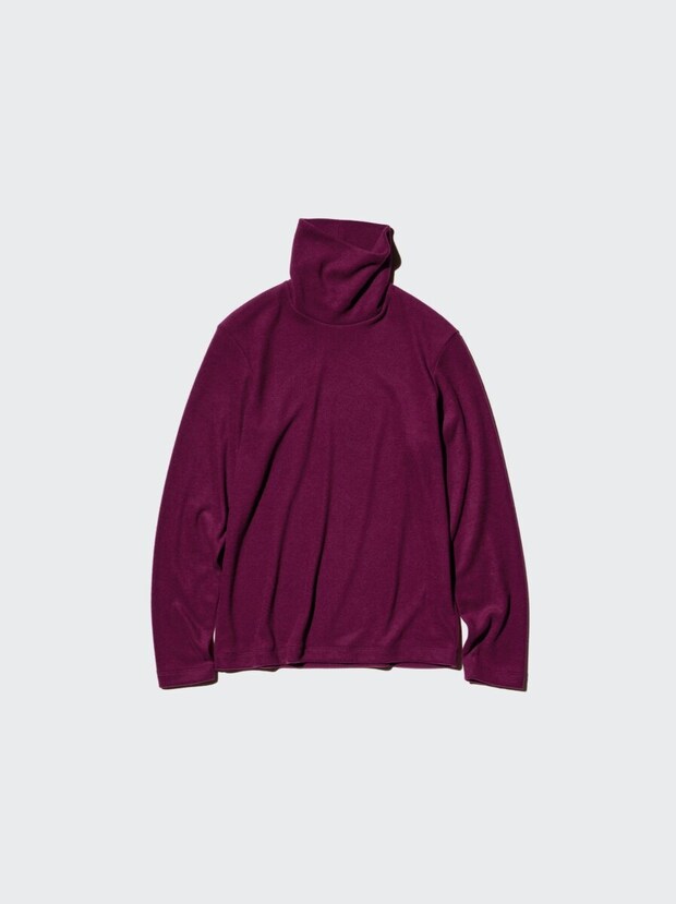 2026ユニクロ女性おすすめヒートテックフリースタートルネックT