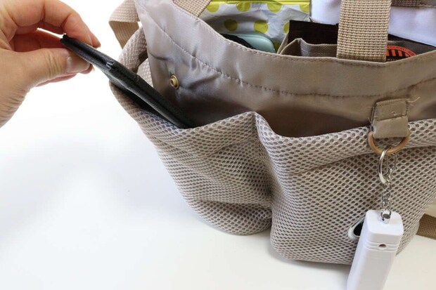 お散歩バッグ　外ポケット