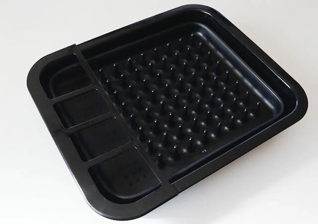 ダイソー　折りたためる水切りかご（30cm×25cm）