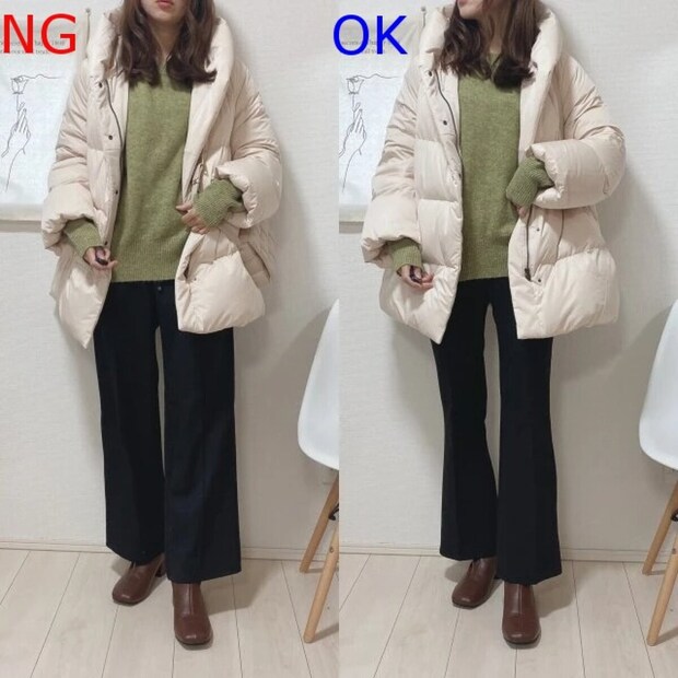 大人女子ボリュームダウンNG＆OKコーデ