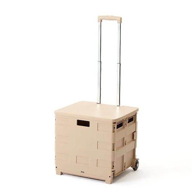 カインズ　カインズ 折りたたみコンテナキャリー ベージュ