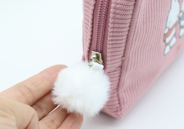 宝島社 雑誌付録 InRed3月号増刊 ミッフィー 刺繍入りコーデュロイポーチ 宝島社雑誌付録のInRed3月号増刊のミッフィー刺繍入りコーデュロイポーチ4