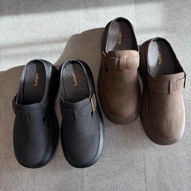 2026春しまむらレディースコラボボリュームソールサボサンダル