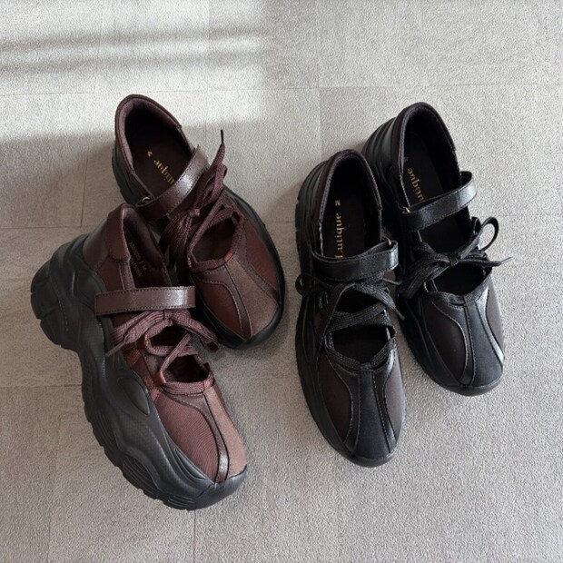 2026春しまむらレディースコラボレースアップスニーカー