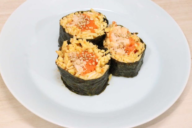 ダイソー　ミニ手巻きすしセット　キトキンパ