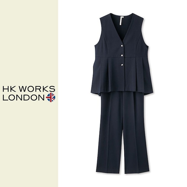 しまむら ジレ+パンツセット(HK WORKS LONDON) しまむらのジレ+パンツセット(HK WORKS LONDON)