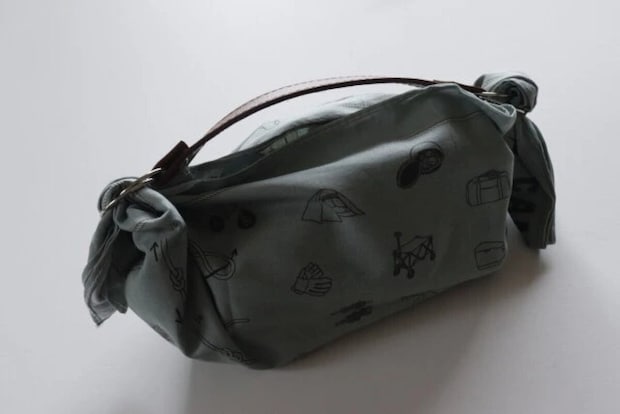 ダイソー　バッグ用ハンドル（24cm）　使用例