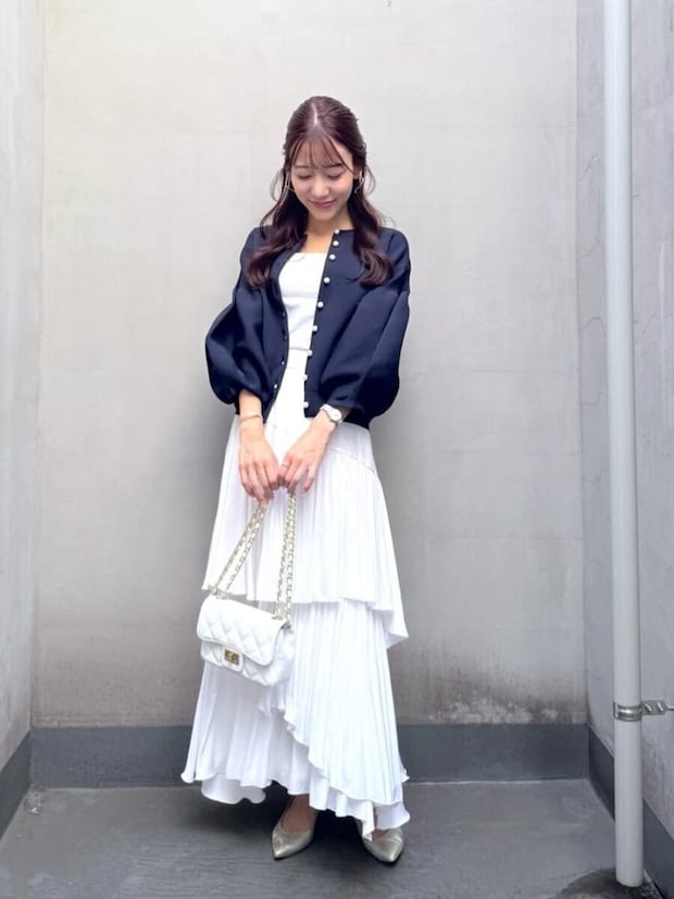 好印象コーデ 2026春大人女性おすすめ白スカート好印象コーデ