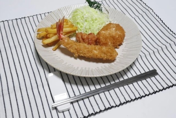 ダイソー 竹ランチョンマット ナチュラル ダイソーのランチマット ピコット刺繍