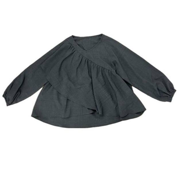 しまむら アシンメトリーフレアブラウス(ririka) しまむらのアシンメトリーフレアブラウス(ririka)