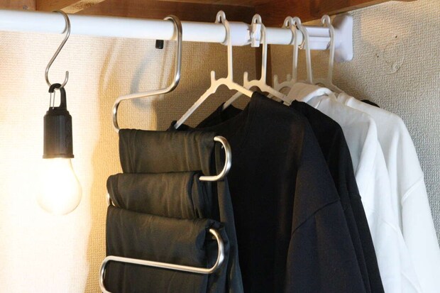 ステンレスズボンハンガー 使用例 ステンレスズボンハンガー 使用例