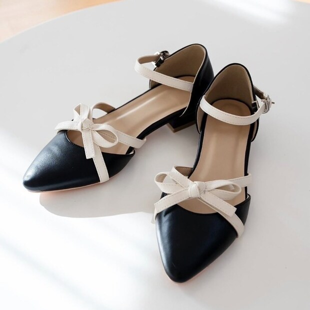 しまむらのポインテッドトゥパンプス（serimash）