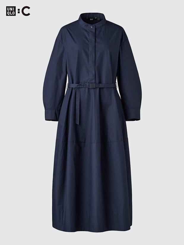 ユニクロ コットンボリュームスリーブワンピース ユニクロのコットンボリュームスリーブワンピース