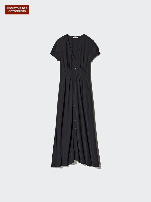 ユニクロ レーヨンロングワンピース ユニクロのレーヨンロングワンピース