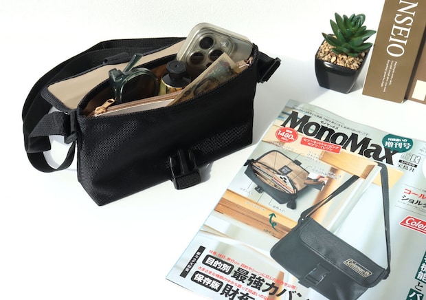 宝島社 雑誌付録 モノマックス3月号増刊 コールマン お財布ショルダーバッグ 宝島社雑誌付録モノマックス3月号増刊のコールマンのお財布ショルダーバッグ1
