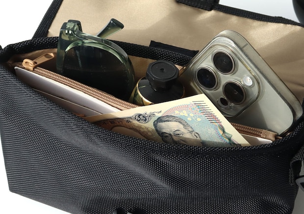 宝島社雑誌付録モノマックス3月号増刊のコールマンのお財布ショルダーバッグ10