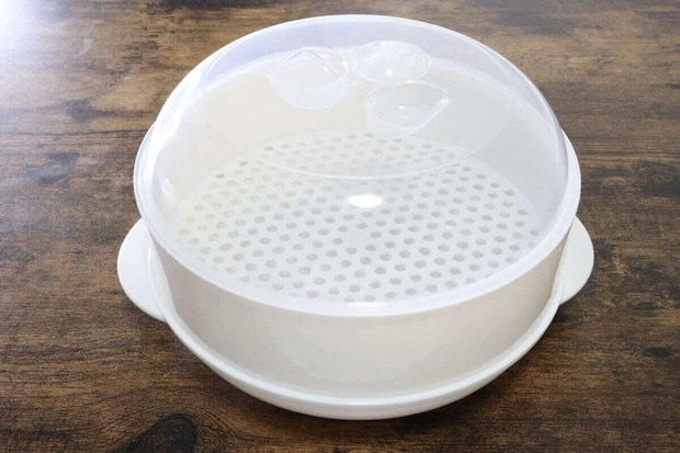 ダイソー　1段電子レンジ蒸し器