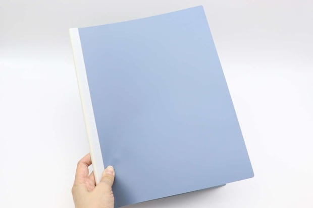 360度折り返せるファイル（A4、BL）