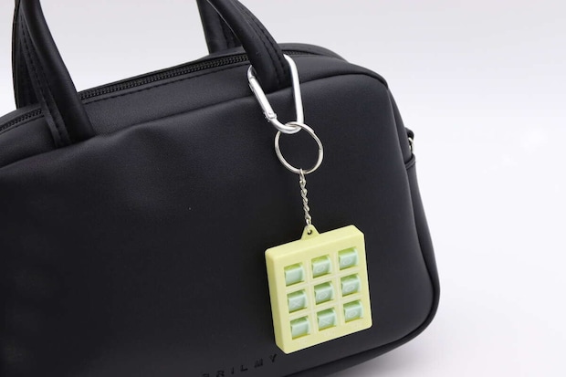 キーホルダー（マルバツゲーム）　取り付け