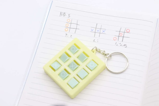 キーホルダー（マルバツゲーム）　使用例