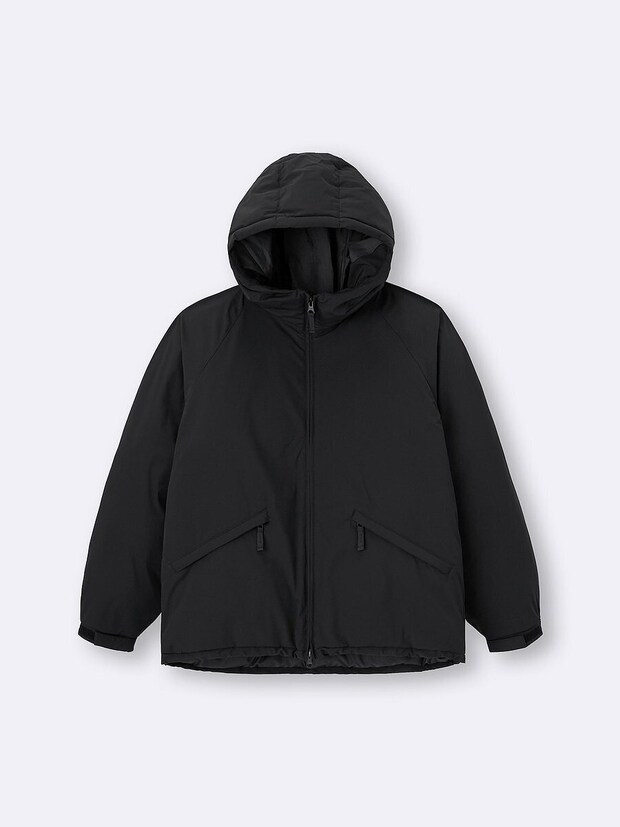 GUのウォームパデッドパーカ