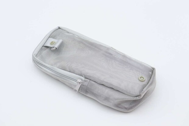 メッシュペンケース（平型、SI）　デザイン