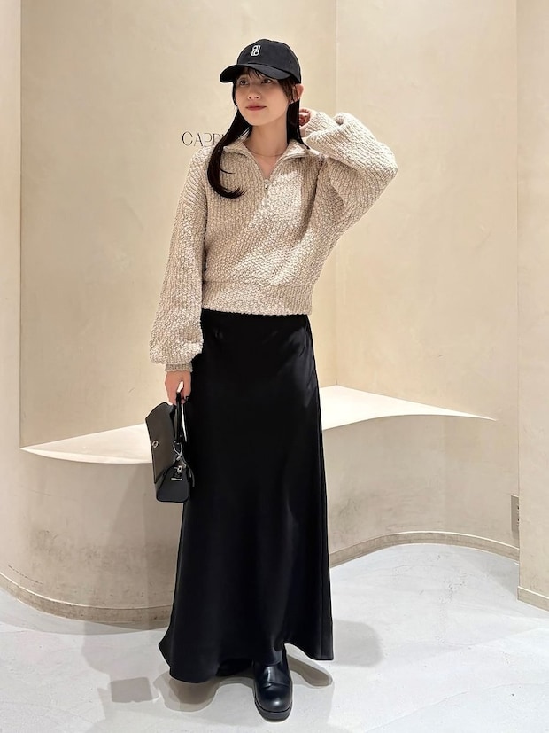 ハーフジップコーデ1