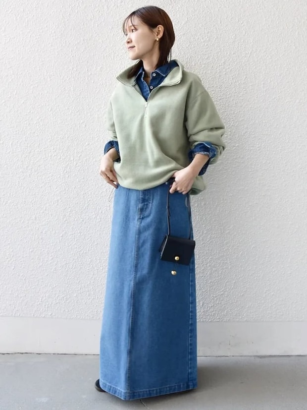 ハーフジップコーデ3