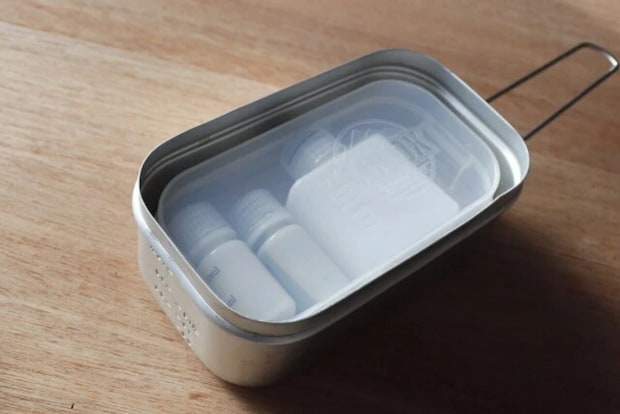 ダイソー メスティンに入るクリアケース 使用例 ダイソー メスティンに入るクリアケース 使用例