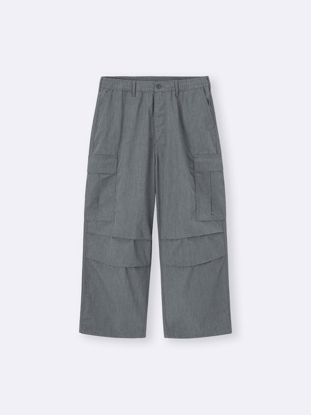 2026gu大人女性おすすめスーパーワイドカーゴパンツ