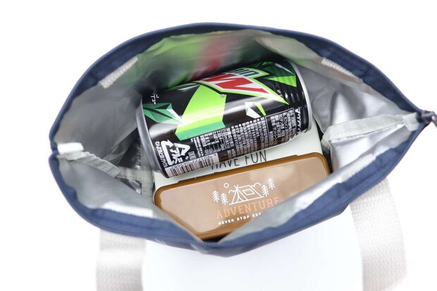 洗えるランチトートバッグ　収納力
