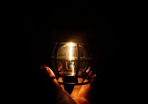 ダイソー　LEDランタン ラウンド