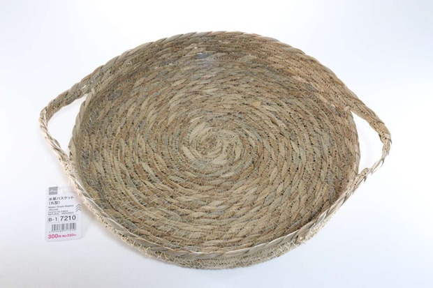 ダイソー　水草バスケット（丸型）　商品タグ