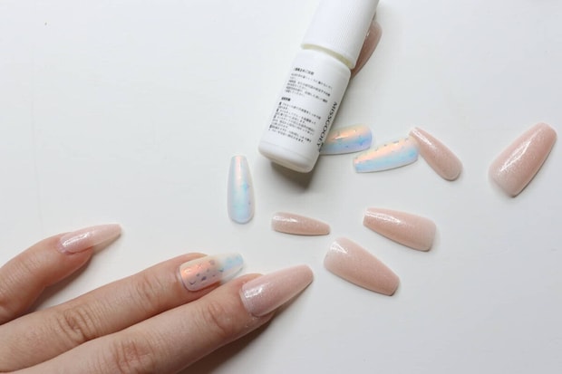 ダイソー　ネイルチップ（GH-1、12枚）　使用例