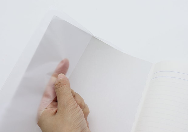 ブックカバー（週刊誌サイズ、2枚）　使用方法